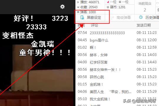 哔哩哔哩bilibili怎样设置部分弹幕的屏蔽<strong></p>
<p>Bitsdaq</strong>？